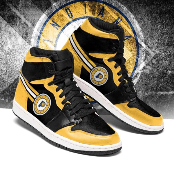 Tubopro Indiana Pacers NBA AJ1 High Sneakers Shoes For Men And Women - Image 2