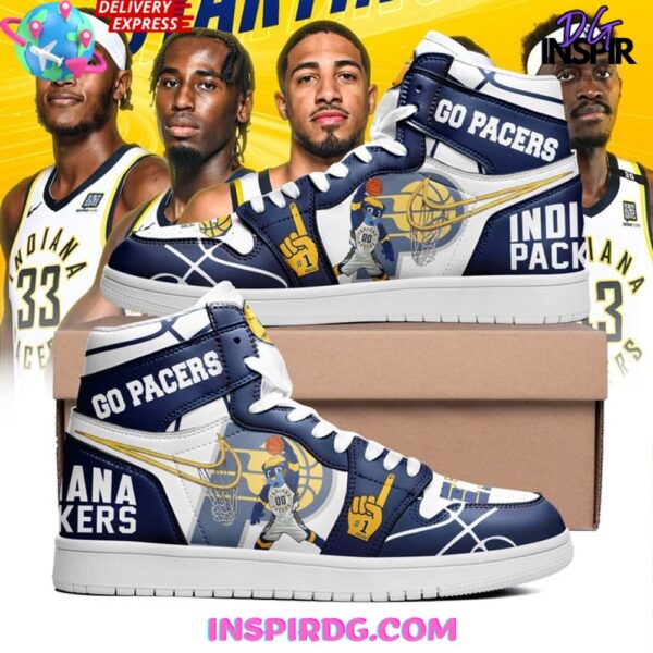 Tubopro Indiana Packers AJ1 High Sneakers Shoes For Men And Women
