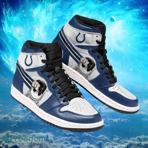 Tubopro Indianapolis Colts AJ1 High Sneakers Shoes For Men And Women