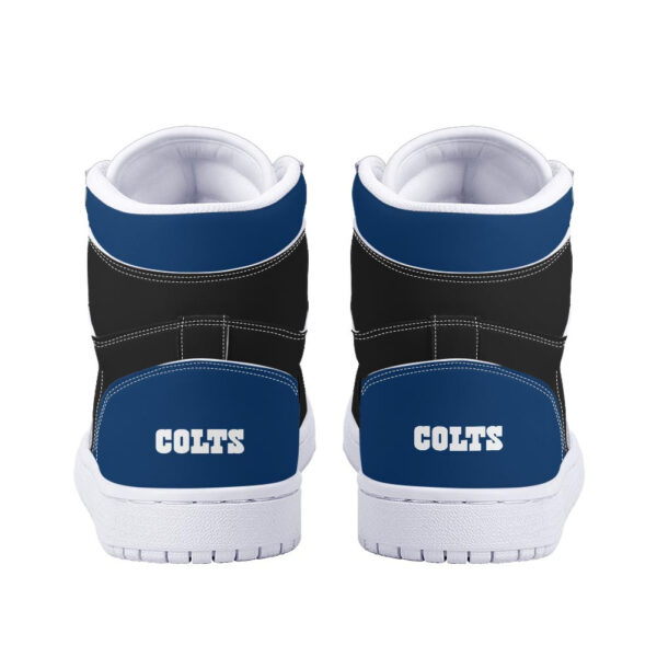 Tubopro Indianapolis Colts AJ1 High Sneakers Shoes For Men And Women - Image 4