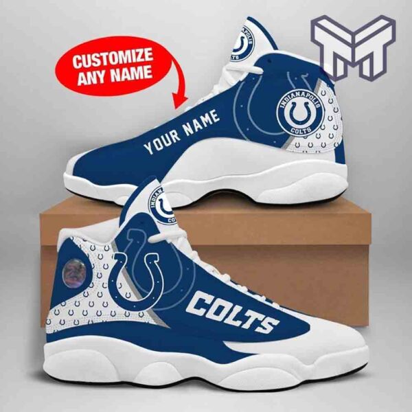 Tubopro Indianapolis Colts AJ13 Sneakers Shoes For Men And Women