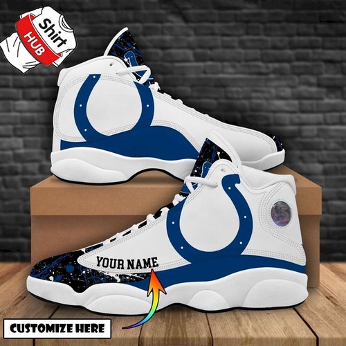 Tubopro Indianapolis Colts AJ13 Sneakers Shoes For Men And Women