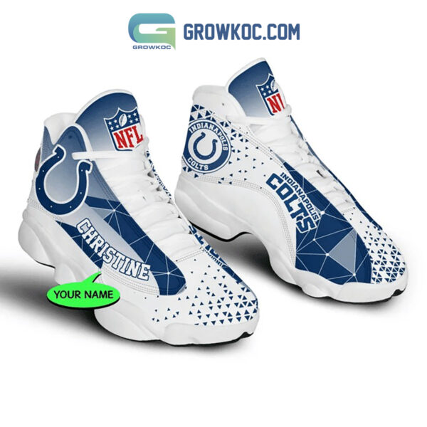 Tubopro Indianapolis Colts AJ13 Sneakers Shoes For Men And Women - Image 2