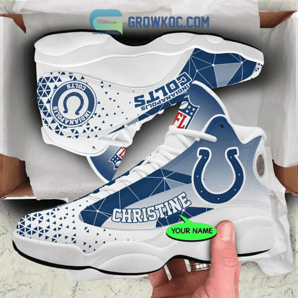 Tubopro Indianapolis Colts AJ13 Sneakers Shoes For Men And Women