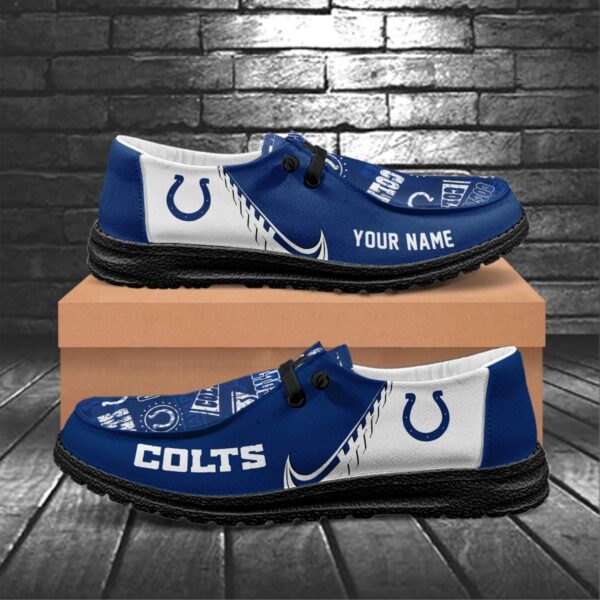 Tubopro Indianapolis Colts Hey Dude Shoes For Men And Women - Image 6