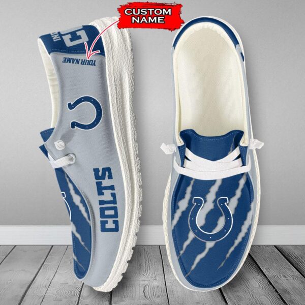 Tubopro Indianapolis Colts Hey Dude Shoes For Men And Women - Image 5