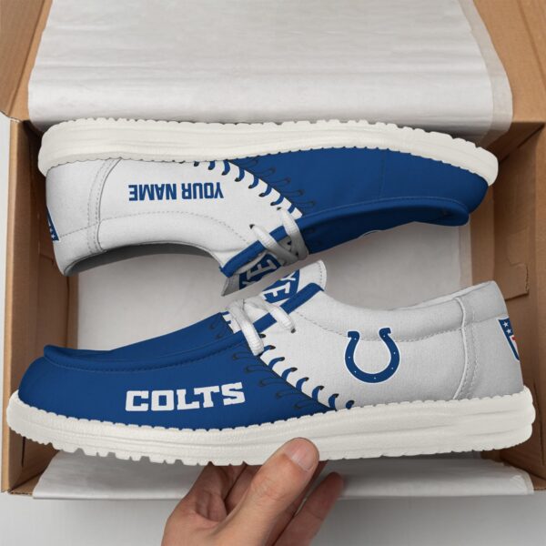 Tubopro Indianapolis Colts Hey Dude Shoes For Men And Women - Image 3
