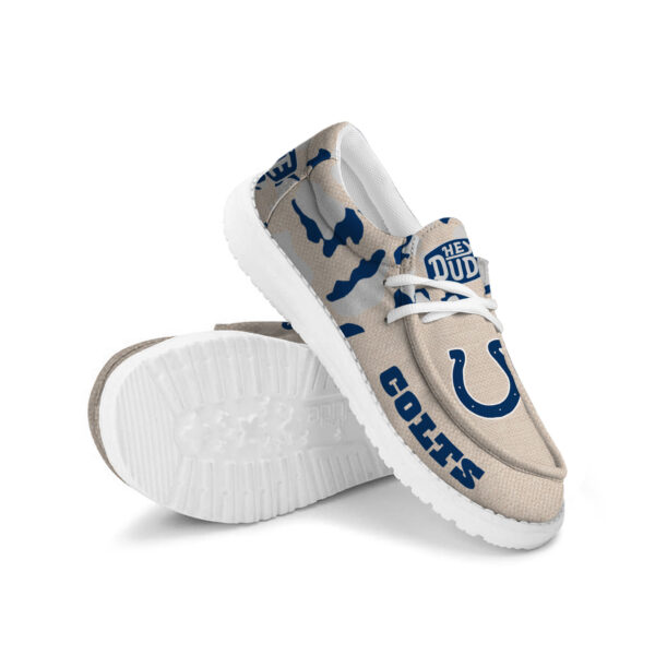 Tubopro Indianapolis Colts Hey Dude Shoes For Men And Women - Image 3