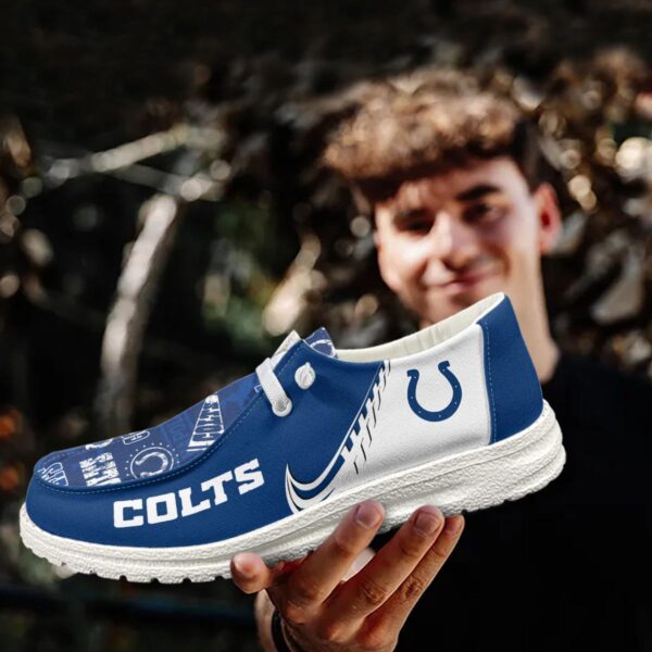 Tubopro Indianapolis Colts Hey Dude Shoes For Men And Women - Image 3
