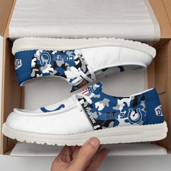 Tubopro Indianapolis Colts Hey Dude Shoes For Men And Women - Image 3