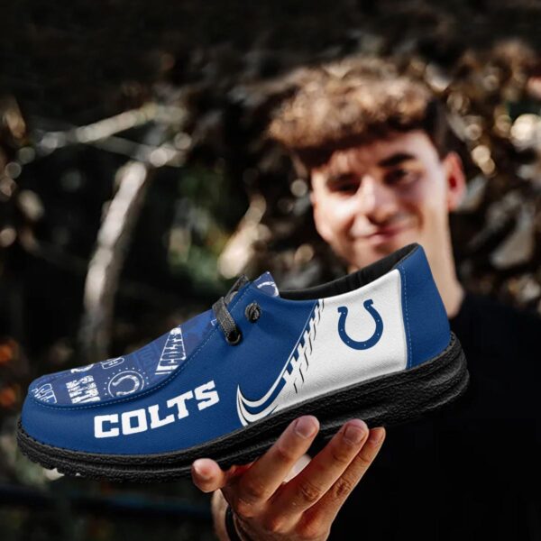 Tubopro Indianapolis Colts Hey Dude Shoes For Men And Women - Image 4