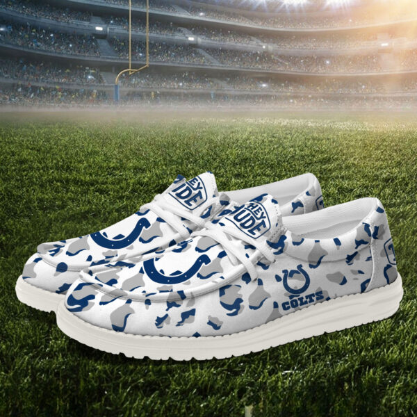 Tubopro Indianapolis Colts Hey Dude Shoes For Men And Women Ver2 - Image 3