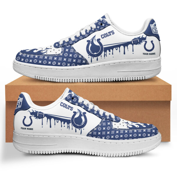 Tubopro Indianapolis Colts NFL Air Low-Top Sneakers Shoes For Men And Women