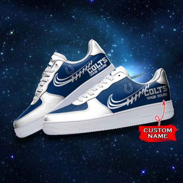 Tubopro Indianapolis Colts NFL Air Low-Top Sneakers Shoes For Men And Women - Image 3