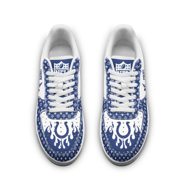 Tubopro Indianapolis Colts NFL Air Low-Top Sneakers Shoes For Men And Women - Image 2