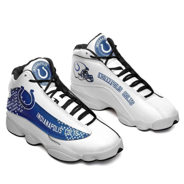 Tubopro Indianapolis Colts NFL AJ13 Sneakers Shoes For Men And Women - Image 3