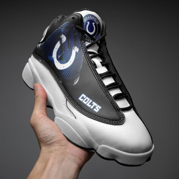 Tubopro Indianapolis Colts NFL AJ13 Sneakers Shoes For Men And Women - Image 3