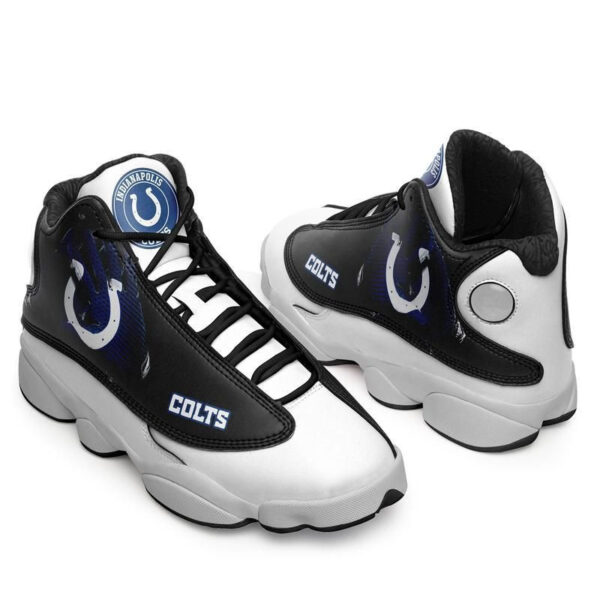 Tubopro Indianapolis Colts NFL AJ13 Sneakers Shoes For Men And Women - Image 5