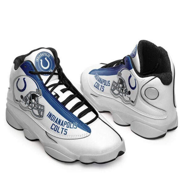 Tubopro Indianapolis Colts NFL AJ13 Sneakers Shoes For Men And Women - Image 3