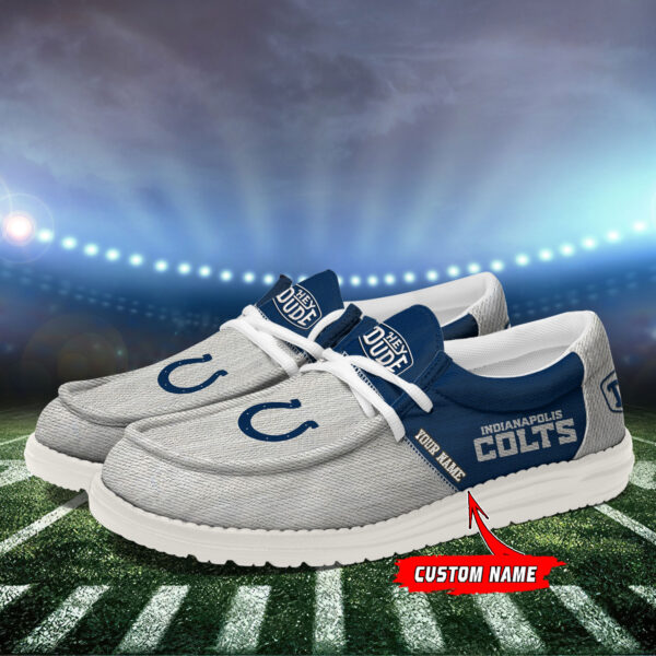 Tubopro Indianapolis Colts Personalized Hey Dude Shoes For Men And Women - Image 3