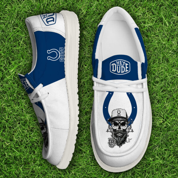 Tubopro Indianapolis Colts Personalized Hey Dude Shoes For Men And Women
