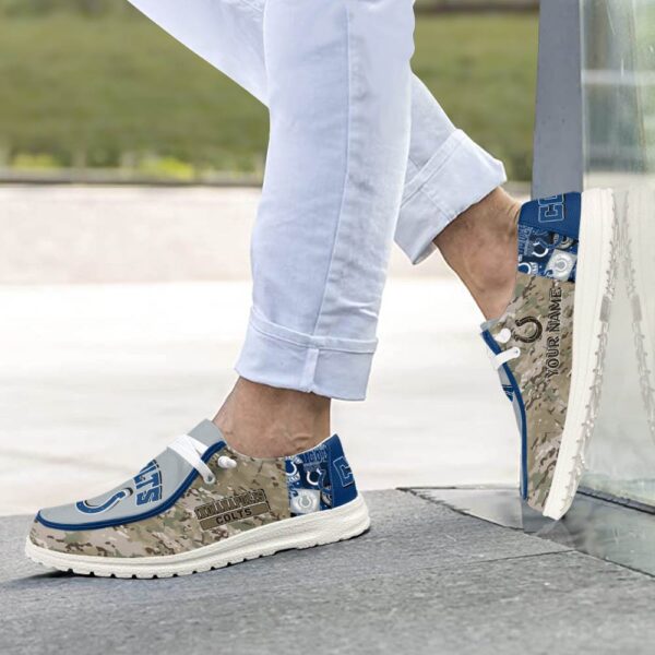 Tubopro Indianapolis Colts Personalized Hey Dude Shoes For Men And Women - Image 4