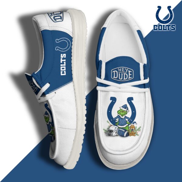 Tubopro Indianapolis Colts Personalized Hey Dude Shoes For Men And Women