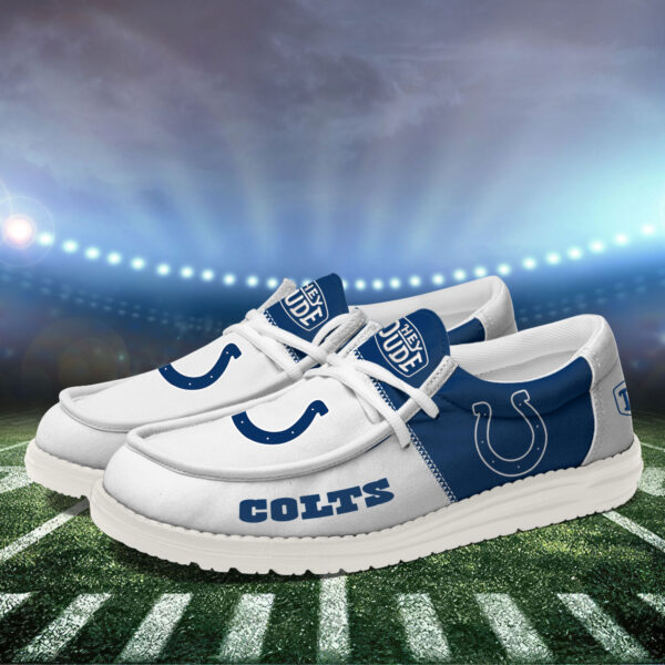 Tubopro Indianapolis Colts Personalized Hey Dude Shoes For Men And Women - Image 3