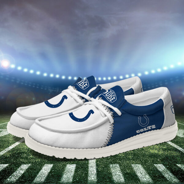 Tubopro Indianapolis Colts Personalized Hey Dude Shoes For Men And Women - Image 3