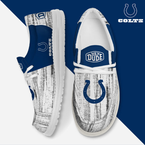 Tubopro Indianapolis Colts Personalized Hey Dude Shoes For Men And Women