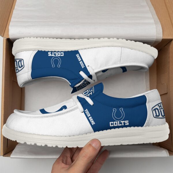 Tubopro Indianapolis Colts Personalized Hey Dude Shoes For Men And Women - Image 2