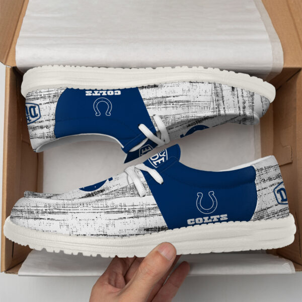 Tubopro Indianapolis Colts Personalized Hey Dude Shoes For Men And Women - Image 2