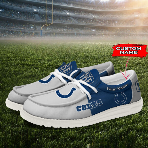 Tubopro Indianapolis Colts Personalized Hey Dude Shoes For Men And Women - Image 2