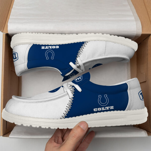 Tubopro Indianapolis Colts Personalized Hey Dude Shoes For Men And Women - Image 2