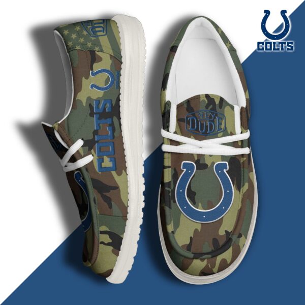 Tubopro Indianapolis Colts Personalized Hey Dude Shoes For Men And Women