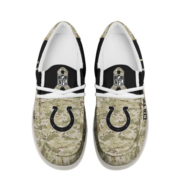 Tubopro Indianapolis Colts Personalized Hey Dude Shoes For Men And Women - Image 4