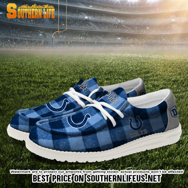 Tubopro Indianapolis Colts Personalized Hey Dude Shoes For Men And Women - Image 2