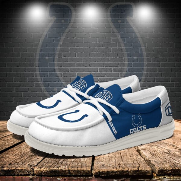 Tubopro Indianapolis Colts Personalized Hey Dude Shoes For Men And Women - Image 3
