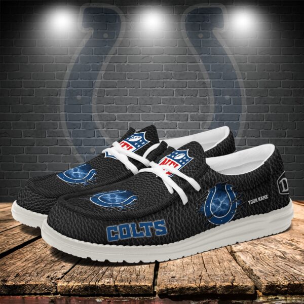 Tubopro Indianapolis Colts Personalized Hey Dude Shoes For Men And Women - Image 3