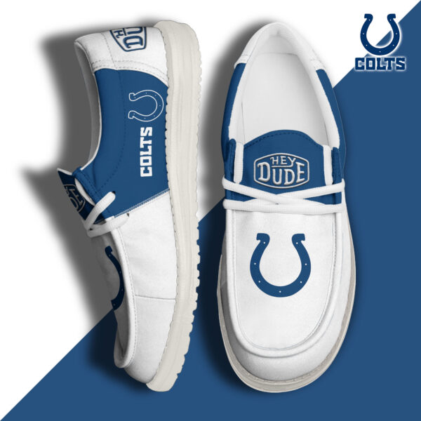 Tubopro Indianapolis Colts Personalized Hey Dude Shoes For Men And Women