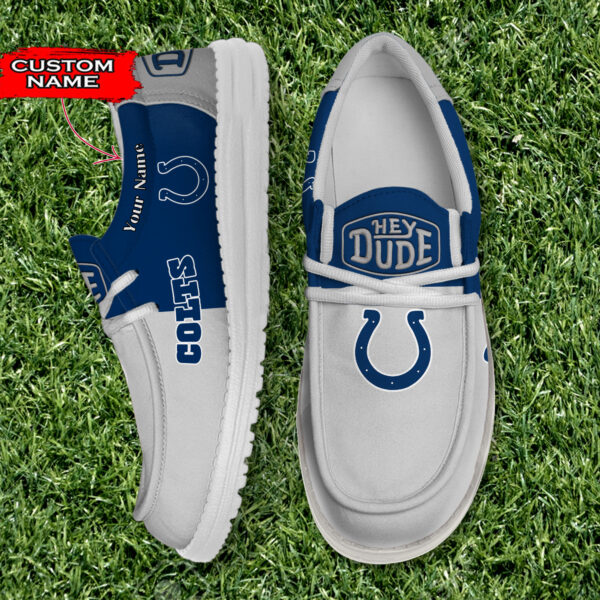 Tubopro Indianapolis Colts Personalized Hey Dude Shoes For Men And Women