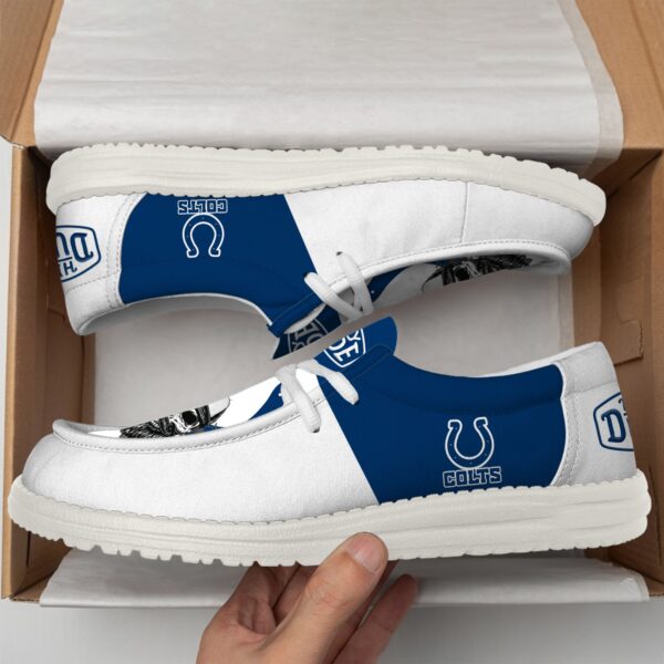 Tubopro Indianapolis Colts Personalized Hey Dude Shoes For Men And Women - Image 3