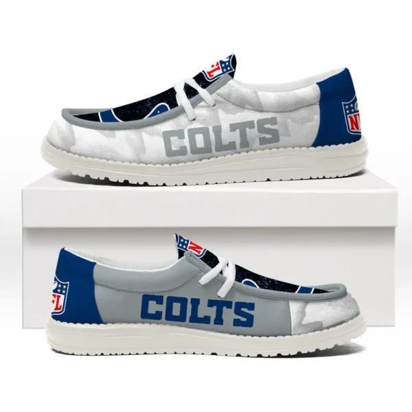 Tubopro Indianapolis Colts Personalized Hey Dude Shoes For Men And Women - Image 2