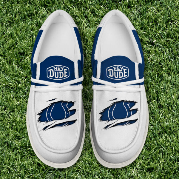 Tubopro Indianapolis Colts Personalized Hey Dude Shoes For Men And Women - Image 5