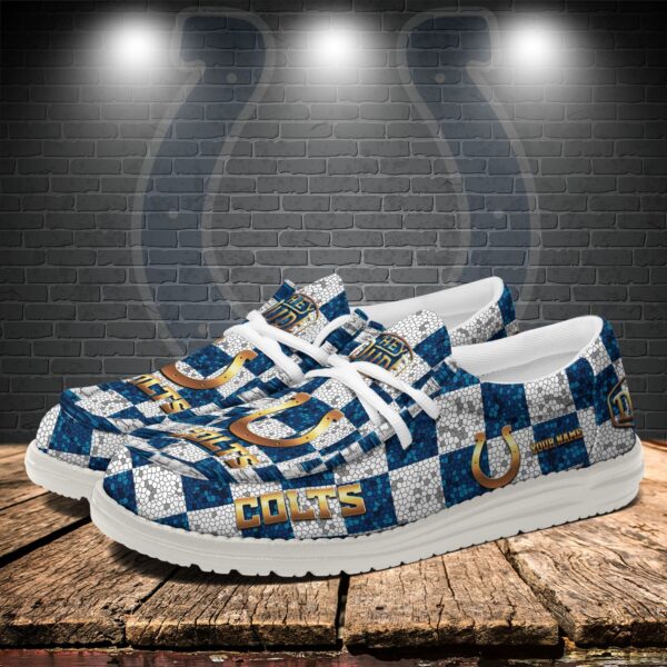 Tubopro Indianapolis Colts Personalized Hey Dude Shoes For Men And Women - Image 3