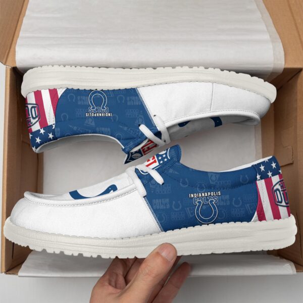 Tubopro Indianapolis Colts Personalized Hey Dude Shoes For Men And Women - Image 2