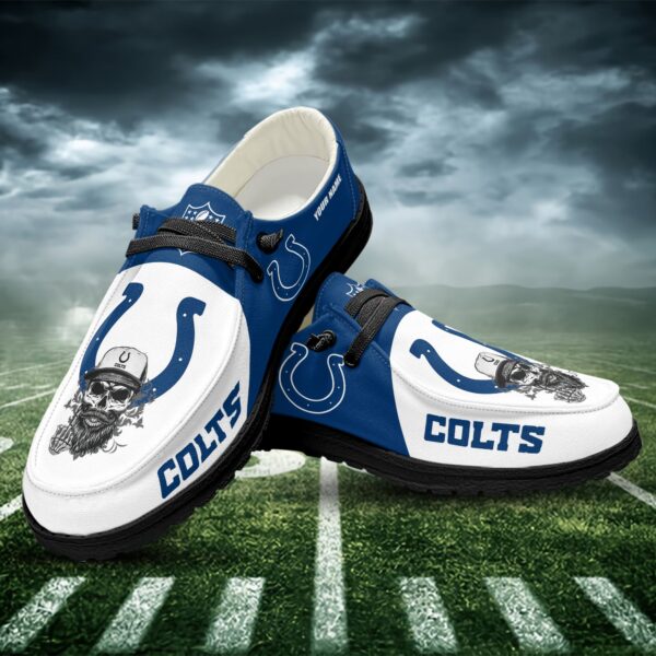 Tubopro Indianapolis Colts Personalized Hey Dude Shoes For Men And Women - Image 2