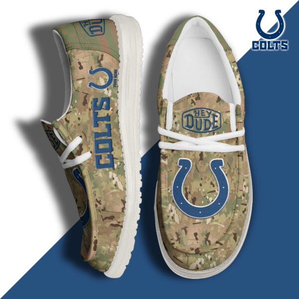 Tubopro Indianapolis Colts Personalized Hey Dude Shoes For Men And Women