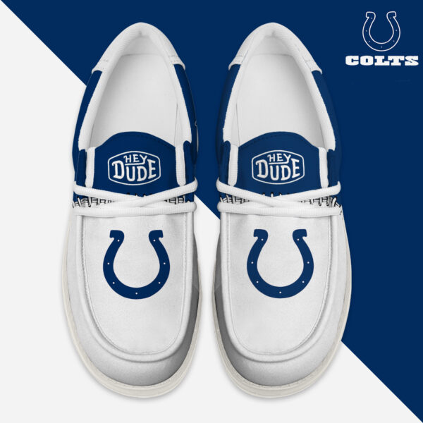 Tubopro Indianapolis Colts Personalized Hey Dude Shoes For Men And Women - Image 4