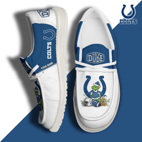 Tubopro Indianapolis Colts Personalized Hey Dude Shoes For Men And Women - Image 2